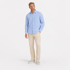 Men's Long-Sleeve Shirt Striped Regular Fit
