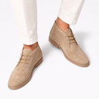 Men's Suede-Look Chukka Boots Lace Regular Fit