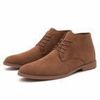 Men's Suede-Look Chukka Boots Lace Regular Fit