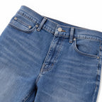 Men's Washed Denim Jeans Straight Fit