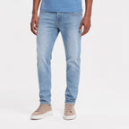 Men's Washed Denim Jeans Straight Fit