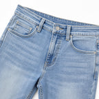 Men's Washed Denim Jeans Straight Fit