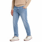 Men's Classic Washed Denim Jeans Regular Fit