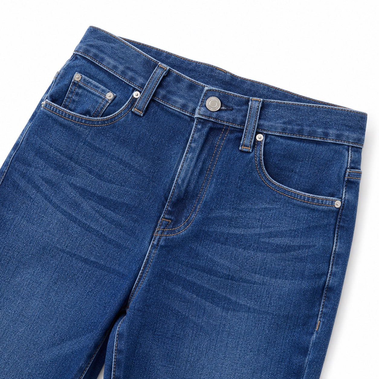 Men's Classic Washed Denim Jeans Regular Fit