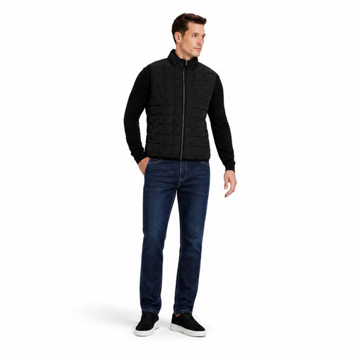 Men's Classic Washed Denim Jeans Regular Fit
