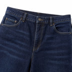 Men's Classic Washed Denim Jeans Regular Fit