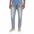 Men's Faded Denim Jeans Tapered Relaxed Fit