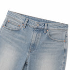 Men's Faded Denim Jeans Tapered Relaxed Fit