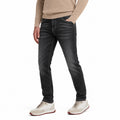 Men's Faded Denim Jeans Slim Fit