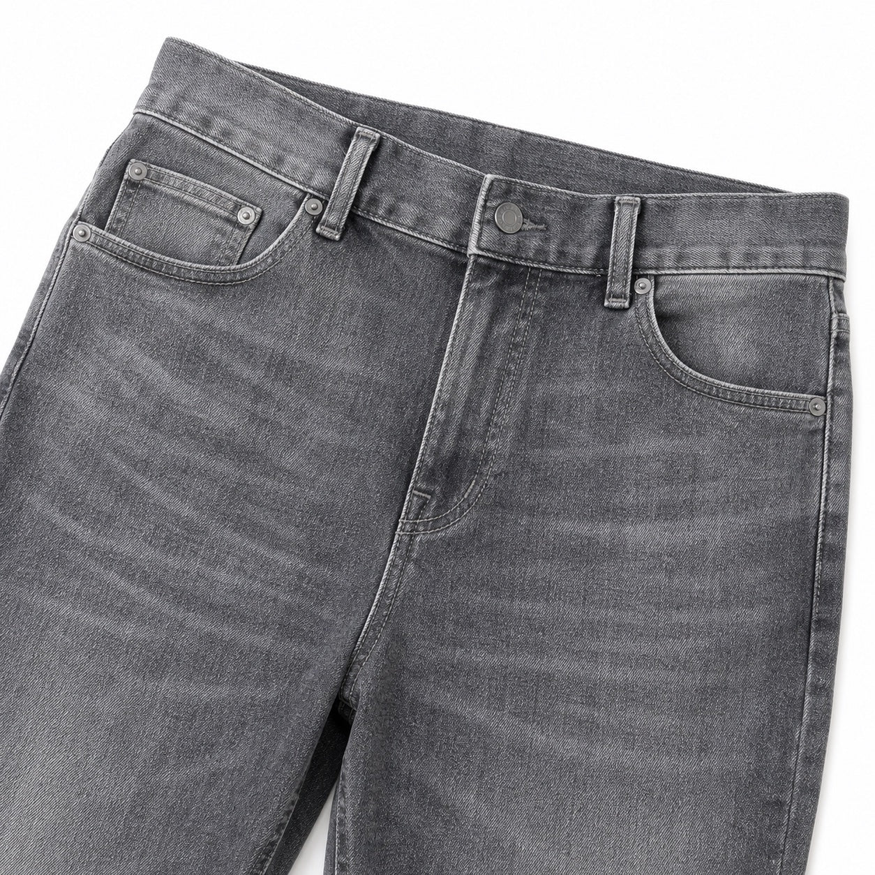 Men's Faded Denim Jeans Slim Fit