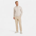 Men's Wool Cable-Knit Cardigan Full-Zip Regular Fit