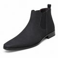 Men's Suede-Look Chelsea Boots Almond Toe Regular Fit