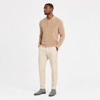 Men's Suede-Look Chelsea Boots Almond Toe Regular Fit