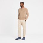 Men's Suede-Look Chelsea Boots Almond Toe Regular Fit