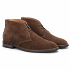 Men's Suede-Look Chukka Boots Lace Regular Fit