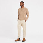 Men's Leather-Look Chelsea Boots Brogue Regular Fit