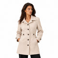 Women's Tailored Coat Button-Front Fitted Shape