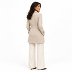Women's Tailored Coat Button-Front Fitted Shape