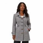 Women's Tailored Coat Button-Front Fitted Shape