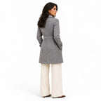Women's Tailored Coat Button-Front Fitted Shape