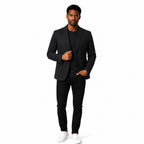 Men's Two-Button Blazer Notch Lapel Tailoreded Fit