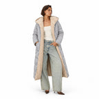 Women’s Longline Padded Coat Teddy Lined Quilted
