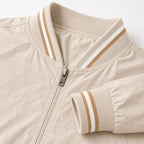 Men's bomber jacket in Khaki detail view