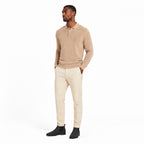 Men's Suede-Look Chelsea Boots Almond Toe Regular Fit