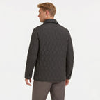 Men's Jacket Diamond Quilted Button Regular Fit