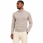 Men's Knit Jumper Slim Fit — Beige — view 2