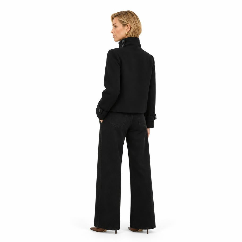 Women's Coat — Black — view 2