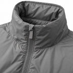 Men's Zip-Up Coat with Front Pockets — Grey — view 4