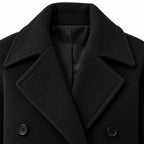 Women's Overcoat — Black Coat — view 3