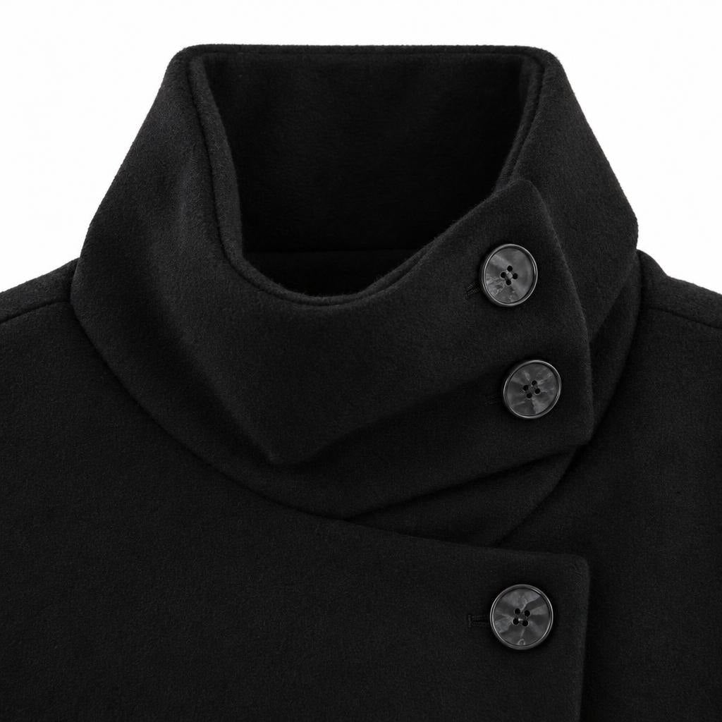 Women's Coat — Black — view 4