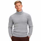 Men's Knit Jumper Slim Fit — Grey — view 1