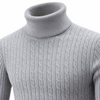 Men's Knit Jumper Slim Fit — Grey — view 4